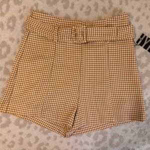 NWT HYFVE Houndstooth Shorts